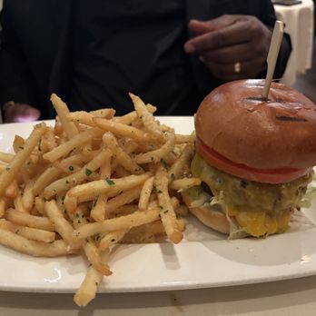 Halls Chophouse - Halls Chophouse Burger w/ French Fries - Steakhouses Near Me - Charleston, South Carolina Halls Chophouse - Halls Chophouse Burger w/ French Fries - Steakhouses Near Me - Charleston, South Carolina