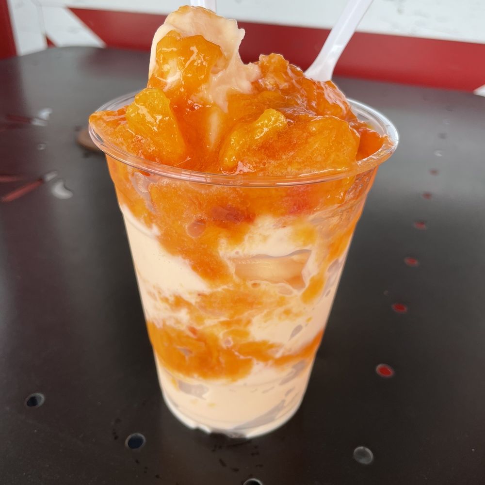 Peach sundae Peach sundae