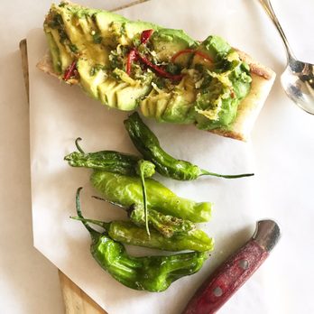 Echo & Rig - Avocado toast with shishito peppers - Steakhouses Near Me - Las Vegas, Nevada