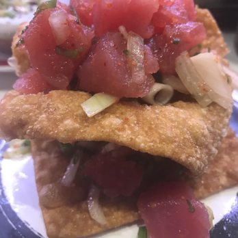 Genki Sushi - Ahi poke won ton - Japanese Near Me - Aiea, Hawaii Genki Sushi - Ahi poke won ton - Japanese Near Me - Aiea, Hawaii