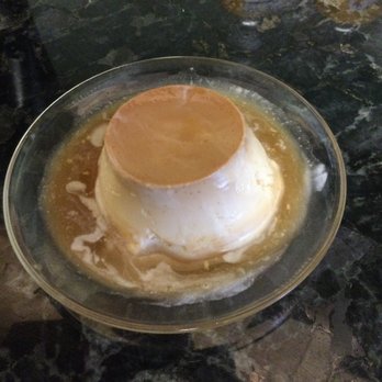 Pepe - Flan - looks better without the melted whipped cream - better if served separately or not at all. - Food Trucks Near Me