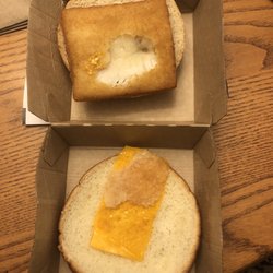 McDonald's - What you really get when you order a fish filet. SMH