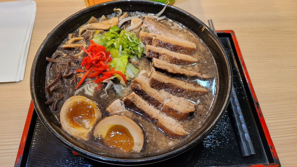 Food from Terakawa Ramen