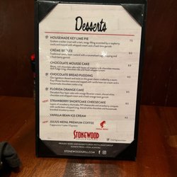 Stonewood Grill & Tavern - Desserts and that's all you need!