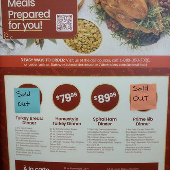 Safeway - Safeway offers holiday dinners - Grocery Near Me - Coeur D'alene, Idaho