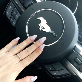 Sunset Nails - Coffin shaped acrylics - Nail Salons Near Me - San Francisco, California