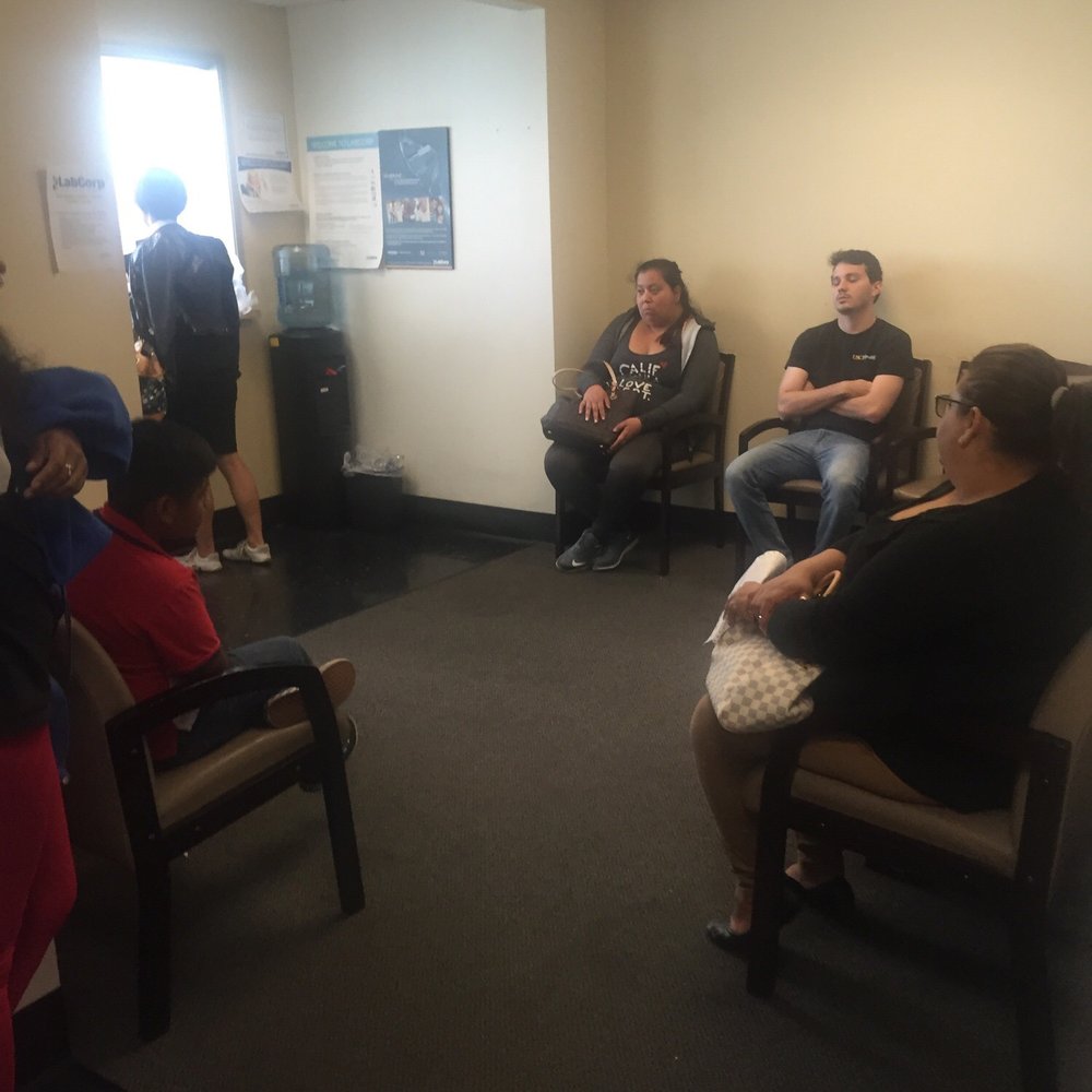 Labcorp - Full waiting room at 337pm - Laboratory Testing Near Me - Los Angeles, California