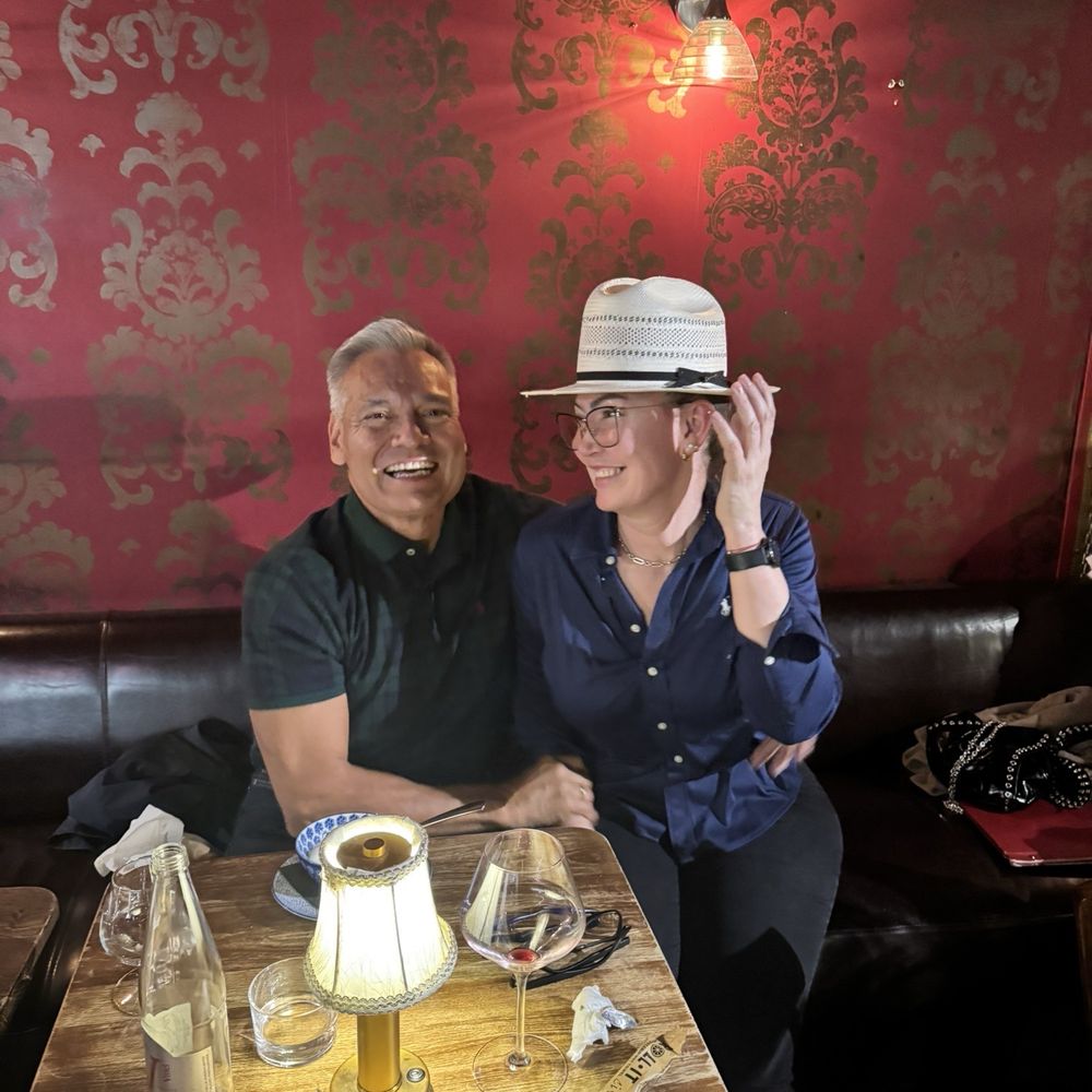 Bu bu wearing my Stetson LBJ . Lovely Lady Bu bu wearing my Stetson LBJ . Lovely Lady