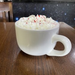 Cosmos Coffee - There one of a kind peppermint hot chocolate!