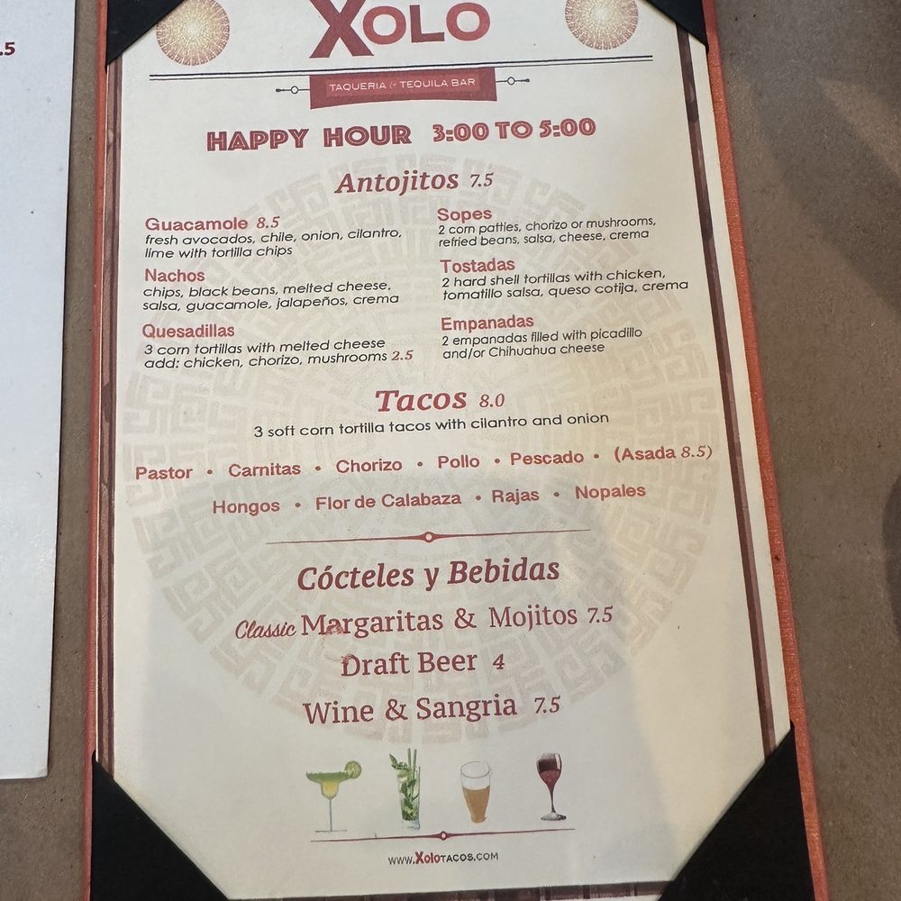 Xolo Tacos - Happy hour menu - Mexican Near Me - Bryn Mawr, Pennsylvania Xolo Tacos - Happy hour menu - Mexican Near Me - Bryn Mawr, Pennsylvania