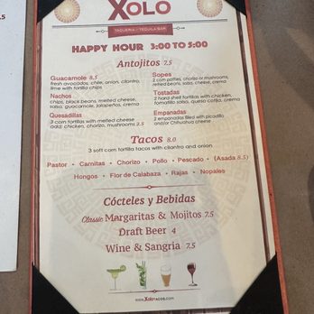 Xolo Tacos - Happy hour menu - Mexican Near Me - Bryn Mawr, Pennsylvania Xolo Tacos - Happy hour menu - Mexican Near Me - Bryn Mawr, Pennsylvania