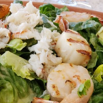 Poseidon on the Beach - My tasty salad - Seafood Near Me - Del Mar, California Poseidon on the Beach - My tasty salad - Seafood Near Me - Del Mar, California