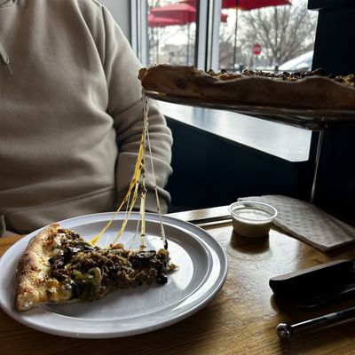 Dough Counter Pizza by null