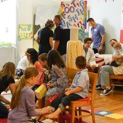 Emmaus Church Community - Engaging kids teaching.