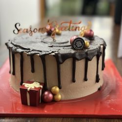 Paris Baguette - Christmas chocolate mousse cake