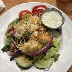 The Pier - House salad w/ranch