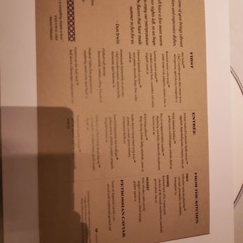 The Union League - Menu during one of my visits to the 1862 restaurant - Social Clubs Near Me - Philadelphia, Pennsylvania