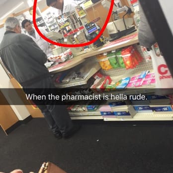 CVS Pharmacy - This was the rude worker that made it seem like he didn't like working there, had a bad attitude and no manners. - Drugstores Near Me - Laguna Woods, California CVS Pharmacy - This was the rude worker that made it seem like he didn't like working there, had a bad attitude and no manners. - Drugstores Near Me - Laguna Woods, California