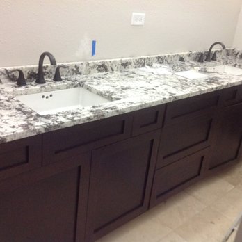 Hidalgo Fine Cabinetry - Custom guest bath vanity stain finish - Cabinetry Near Me - Naperville, Illinois