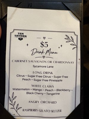 Menu photo 6 Ten Tavern Clovis, CA Menu photo 6 Ten Tavern Clovis, CA