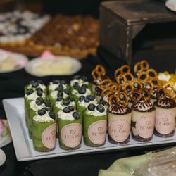 Te'amo Sweets - Mousse cups on display