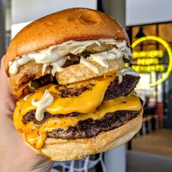 Stockman's Burgers Beers Desserts - The Mighty Maverick