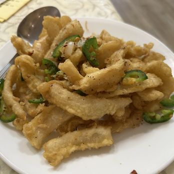 Dim Sum Club - Salt & Pepper Squid ~ $9.95 - Dim Sum Near Me - San Francisco, California Dim Sum Club - Salt & Pepper Squid ~ $9.95 - Dim Sum Near Me - San Francisco, California