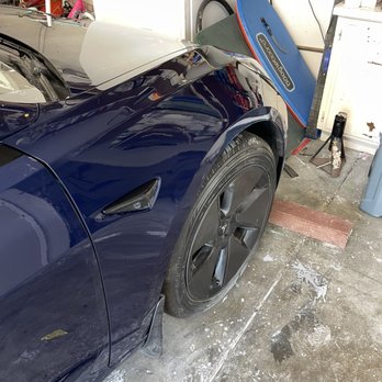 EMG Mobile Bumper Repair - Repair: after front fender - Mobile Dent Repair Near Me - San Diego, California