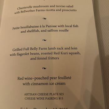 Chez Panisse - Menu - New American Near Me - Berkeley, California