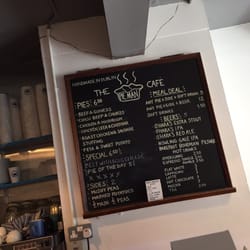 The Pieman Cafe - The menu