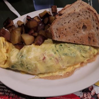 The Country Diner - Greek omelet, 2/7/25 - Diners Near Me - Enfield, Connecticut