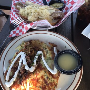 Wild Bear Tavern - Potato Pancake and Bratwurst - Breakfast & Brunch Near Me - Pigeon Forge, Tennessee Wild Bear Tavern - Potato Pancake and Bratwurst - Breakfast & Brunch Near Me - Pigeon Forge, Tennessee