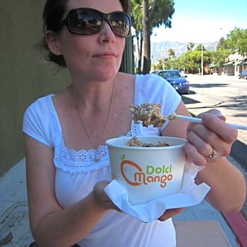FroyoLife - april eating her yogurt - Ice Cream & Frozen Yogurt Near Me - Montrose, California FroyoLife - april eating her yogurt - Ice Cream & Frozen Yogurt Near Me - Montrose, California