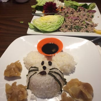 Thai Cafe - My daughters food, Gyoza and rice! So adorable! - Thai Near Me - Orange Park, Florida
