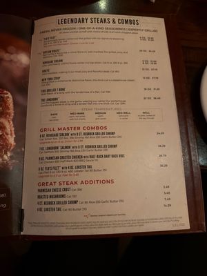 Menu photo 3 LongHorn Steakhouse East Point, GA
