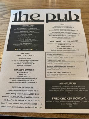 Menu photo 1 The PUB McMinnville, OR Menu photo 1 The PUB McMinnville, OR