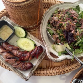 Nok’s Kitchen - Ribeye Larb and Bbq Sausage - Laotian Near Me - Westminster, California Nok’s Kitchen - Ribeye Larb and Bbq Sausage - Laotian Near Me - Westminster, California