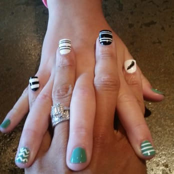 Envy Nail Spa - Little E's chevron pattern was a little jacked up, but they didn't charge us for her designs. - Nail Salons Near Me - Egg Harbor Township, New Jersey Envy Nail Spa - Little E's chevron pattern was a little jacked up, but they didn't charge us for her designs. - Nail Salons Near Me - Egg Harbor Township, New Jersey