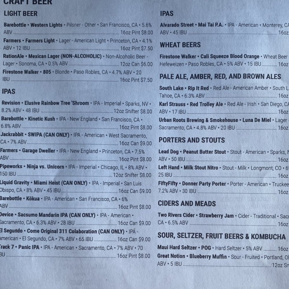 Bar 101 Eats & Drinks - Sports Bars Near Me - Roseville, California Bar 101 Eats & Drinks - Sports Bars Near Me - Roseville, California
