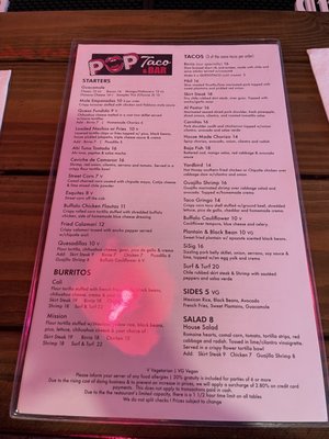 Menu photo 5 Pop Tacos And Bar Dumont, NJ Menu photo 5 Pop Tacos And Bar Dumont, NJ