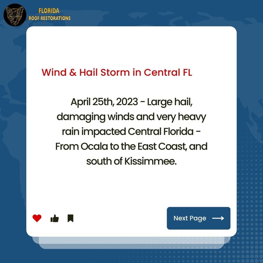 Slide of Florida Roof Restorations