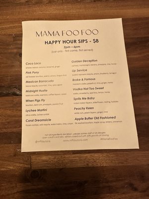 Menu photo 1 Mama Foo Foo Daytona Beach, FL Menu photo 1 Mama Foo Foo Daytona Beach, FL