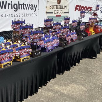 Sutherlin BBQ Throwdown - Trophies on display - Barbeque Near Me - Sutherlin, Oregon