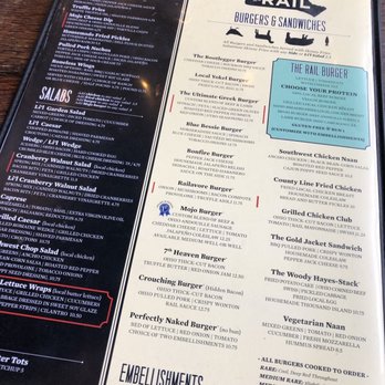 The Rail - Burgers Near Me - Strongsville, Ohio