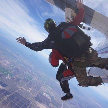Skydive Arizona - Aaron & I leaving the plane! My favorite pic! - Skydiving Near Me - Eloy, Arizona Skydive Arizona - Aaron & I leaving the plane! My favorite pic! - Skydiving Near Me - Eloy, Arizona