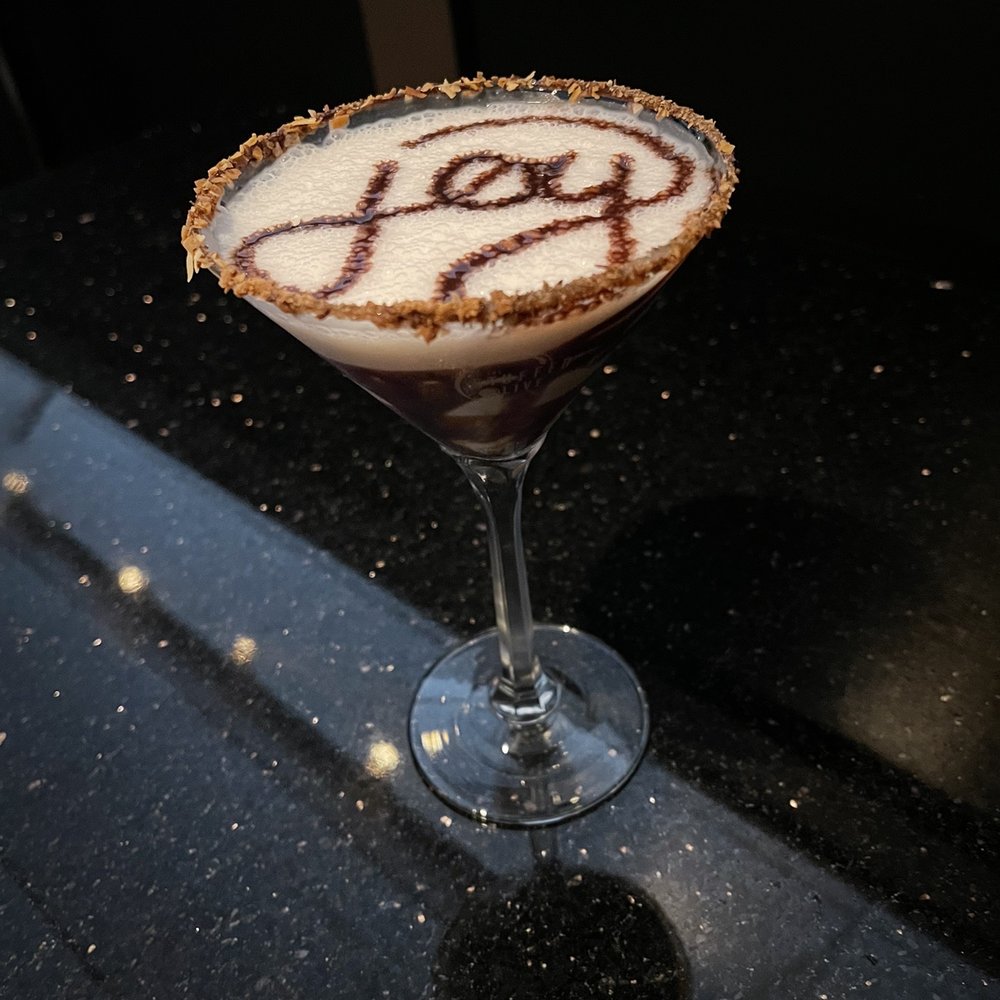 a chocolate martini a chocolate martini