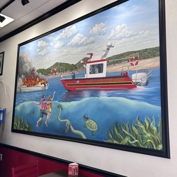 Firehouse Subs - Decor - Fast Food Near Me - Lakeway, Texas