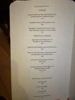 Menu photo 8 Quince San Francisco, CA
