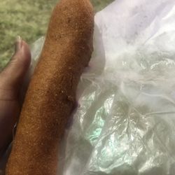 Foot long corn dog