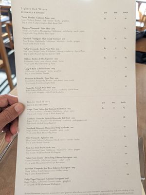 Menu photo 1 Greens Restaurant San Francisco, CA Menu photo 1 Greens Restaurant San Francisco, CA